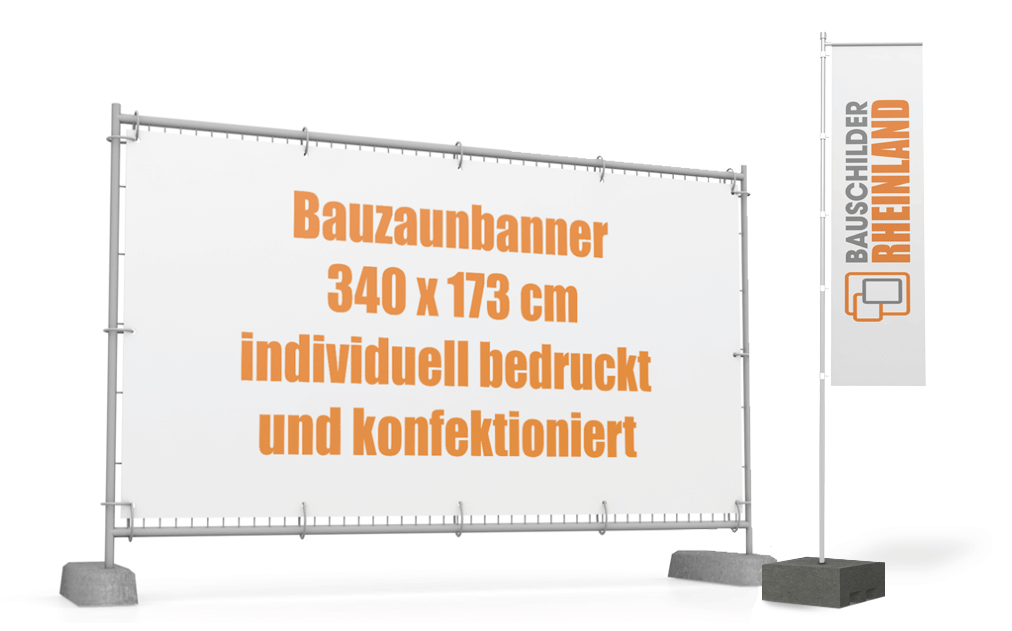 Bauzaunbanner & Flaggen Systeme – Bauschilder Rheinland